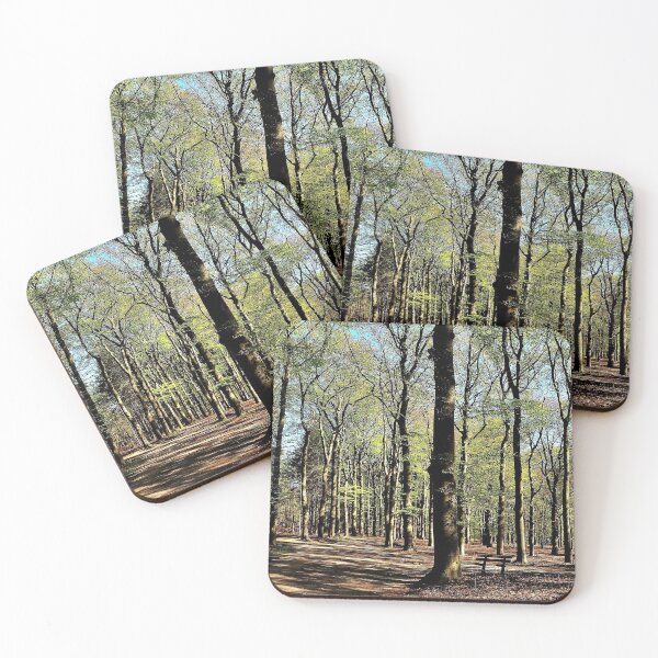 Item preview, A small bench under high trees designed and sold by jchanders.