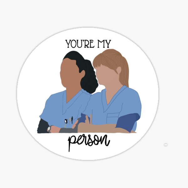 Meredith und Christina Greys Anatomie Sticker