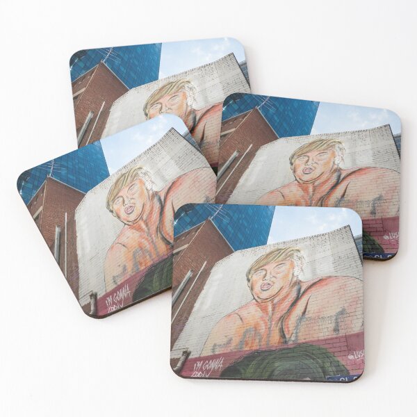 Item preview, Art work on building wall, of Donald Trump, Melbourne. designed and sold by Anne Scantlebury.
