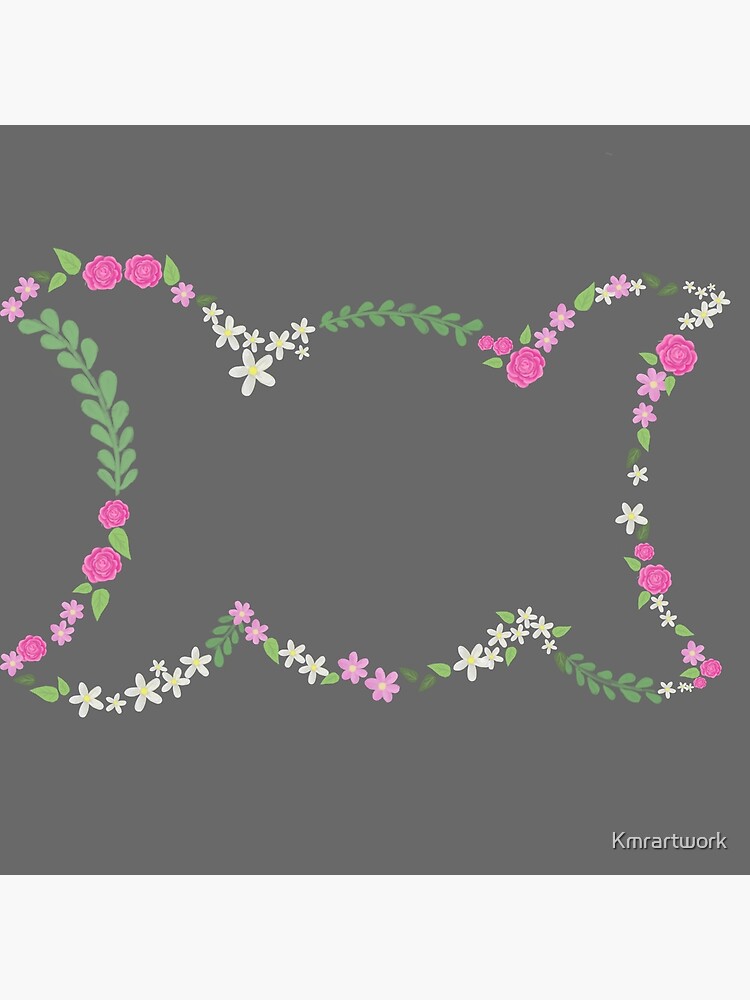 Floral triple moon by Kmrartwork