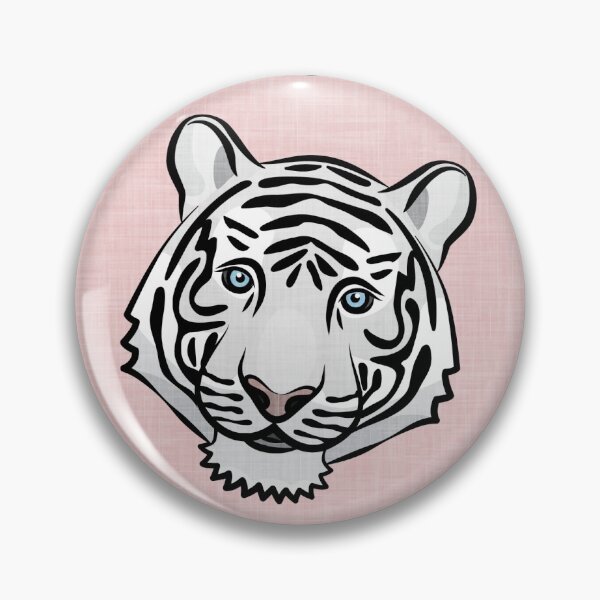 Artikelvorschau, Weiße Tiger - Pink entworfen und verkauft von littlearrow.