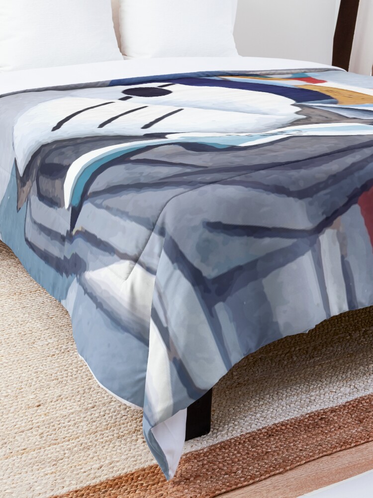 Alternate view of Salvador Dali | Homage to Erik Satie Comforter
