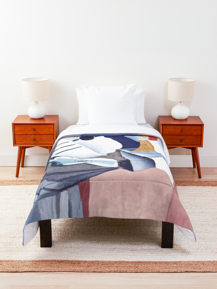 Alternate view of Salvador Dali | Homage to Erik Satie Comforter