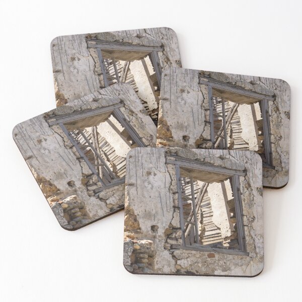 Item preview, Wooden window frame n ancient Greek Building. designed and sold by Anne Scantlebury.
