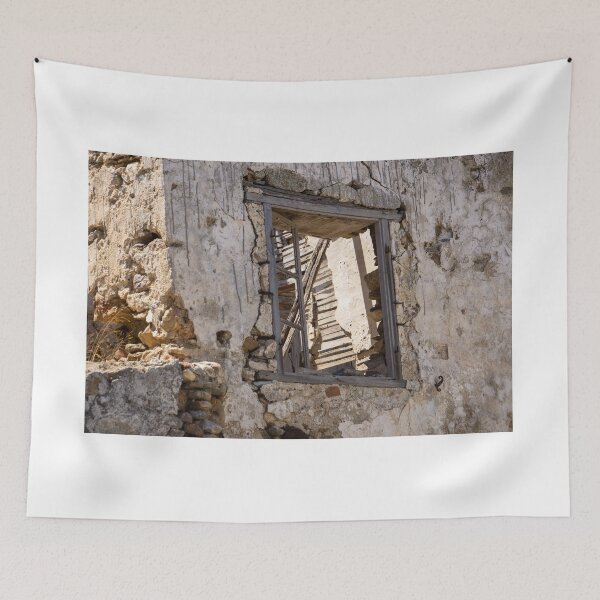 Item preview, Wooden window frame n ancient Greek Building. designed and sold by Anne Scantlebury.