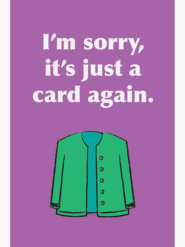Thumbnail 2 of 2, Greeting Card, Card Again designed and sold by samedog.