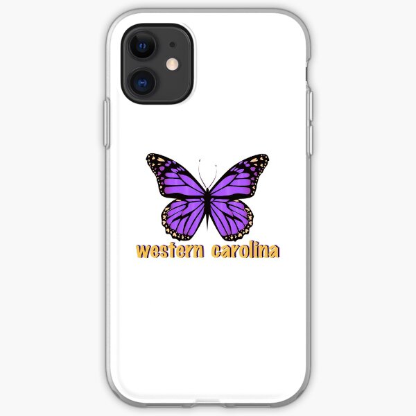 Western Carolina University Butterfly iPhone Soft Case