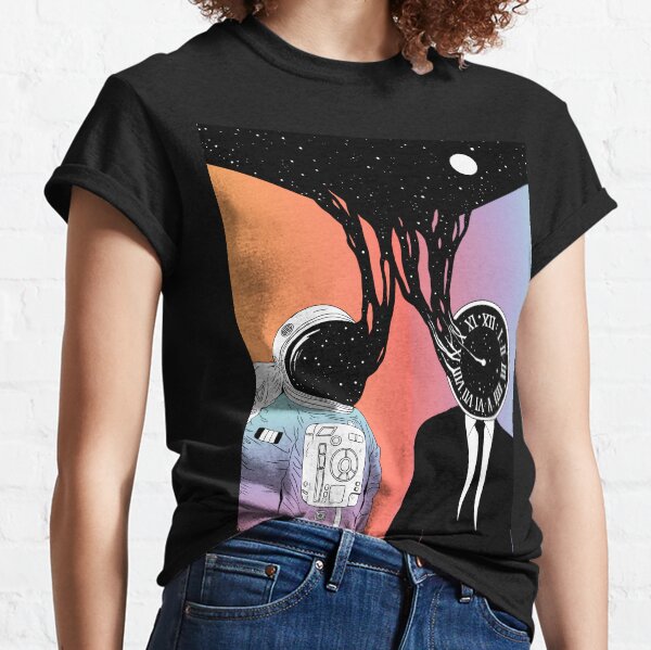 A Portrait of Space and Time (A Study of Existence) Classic T-Shirt