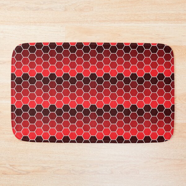 Item preview, Brown and orange hexagon pattern - modern retro allover print - Italian design designed and sold by soulbrew.