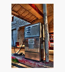 Abandoned Gas Pump Photographic Print