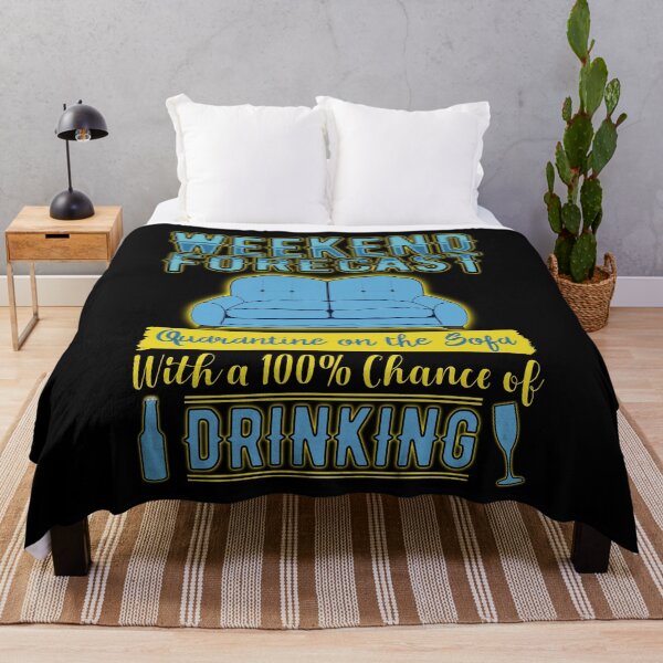 Item preview, Weekend Forecast Quarantine and Drinking T Shirt designed and sold by Dan66.