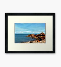 Lone fisherman at Broome Framed Print