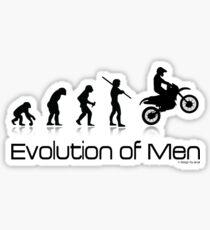 Evolution of Men- Off Road Motorcycle Sticker