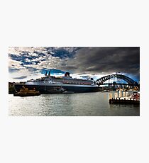 Sydney Harbour with Queen Mary 2 Photographic Print