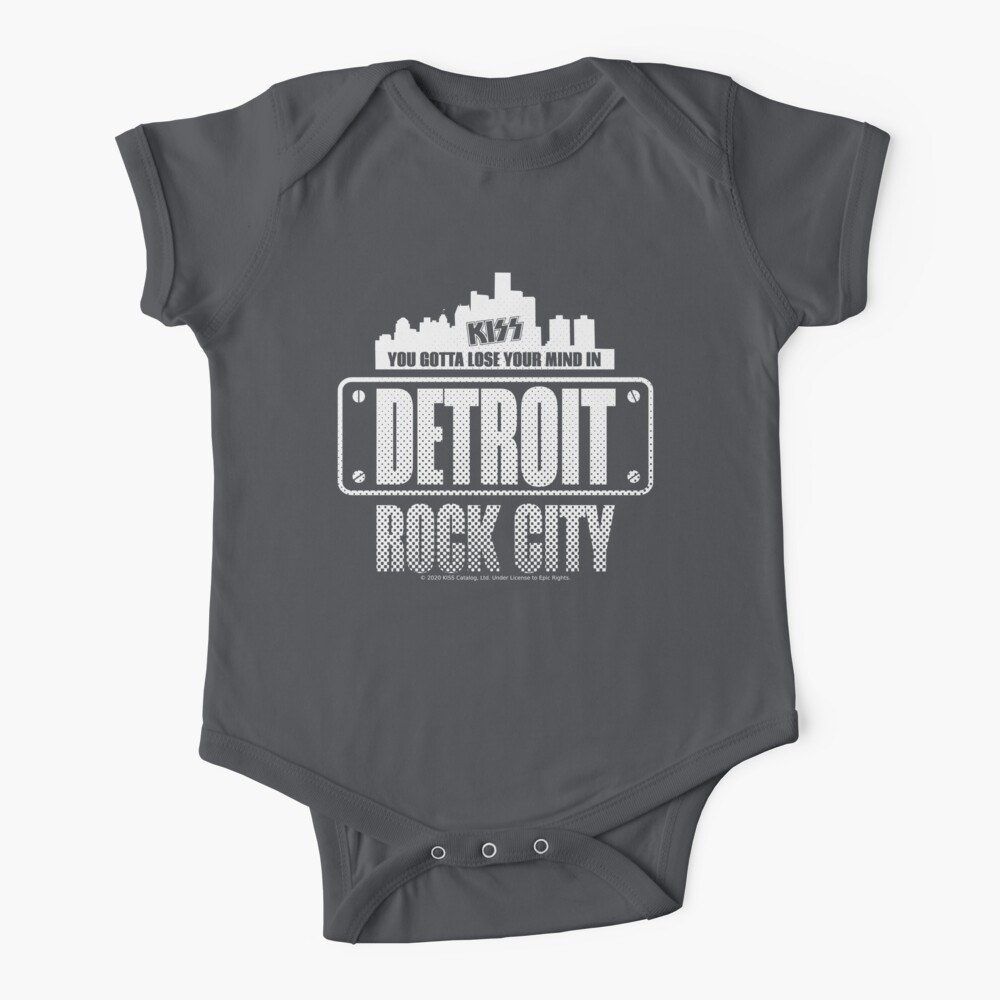 Detroit Street Sign Baby Onesie 12-18 Month