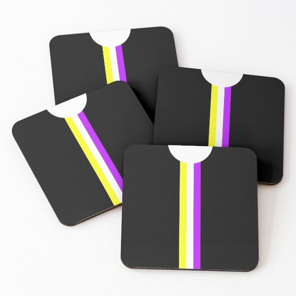 Item preview, Stripy Retro Mod | Yellow & Purple designed and sold by NobodysHero.
