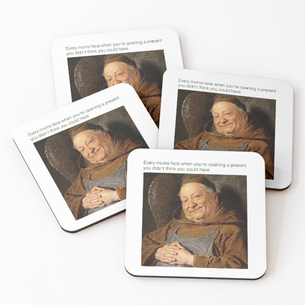 Item preview, Funny Medieval art meme Every mums face when you're opening a present you didn't think you could have designed and sold by MindChirp.