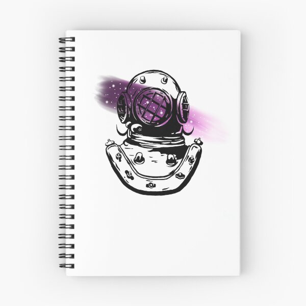 Item preview, Old-fashioned diver helmet with galaxy designed and sold by ArtyEngineer.