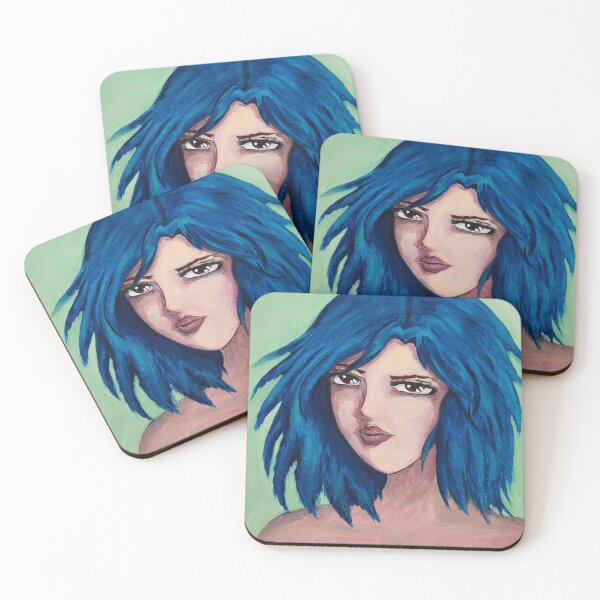 Item preview, Blue Hair in Oil designed and sold by Sheccid.