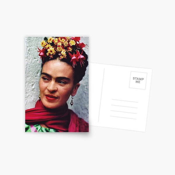 Liebhaber Geschenke Frauen Frida Kahlo Plus Size Shirt Postkarte