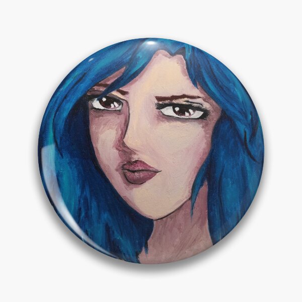 Item preview, Blue Hair in Oil designed and sold by Sheccid.