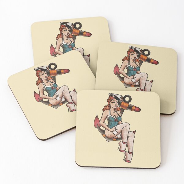 Artikelvorschau, Salty-Dog Amerikanisches traditionelles Bikini-Pinup-Girl Vintage entworfen und verkauft von salty-dog.