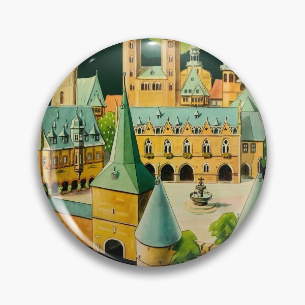 Artikel-Vorschau von Goslar vintage travel poster, designt und verkauft von stickart-marek.