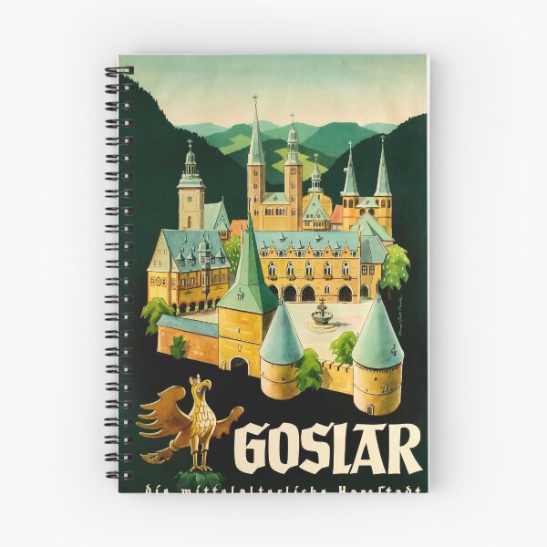 Item preview, Goslar vintage travel poster designed and sold by stickart-marek.