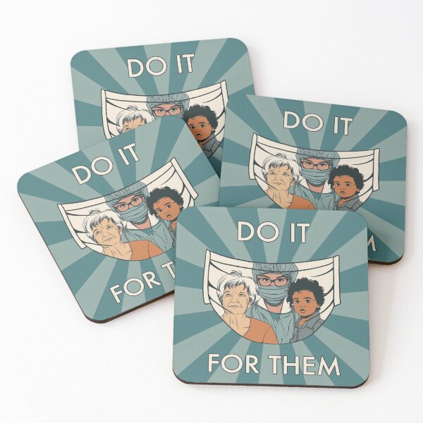 Item preview, “Do It For Them” COVID-19 Quote designed and sold by MaeleaTan.