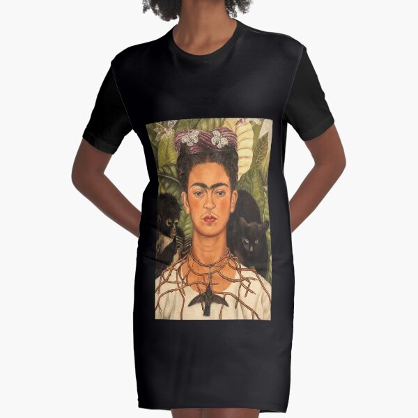 Retro Vintage Frida Kahlo T-Shirt Ziel T-Shirt Kleid