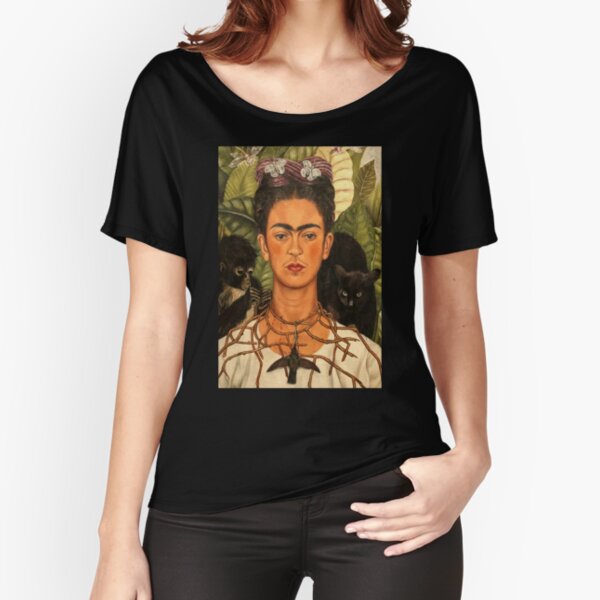 Retro Vintage Frida Kahlo T-Shirt Ziel Loose Fit T-Shirt