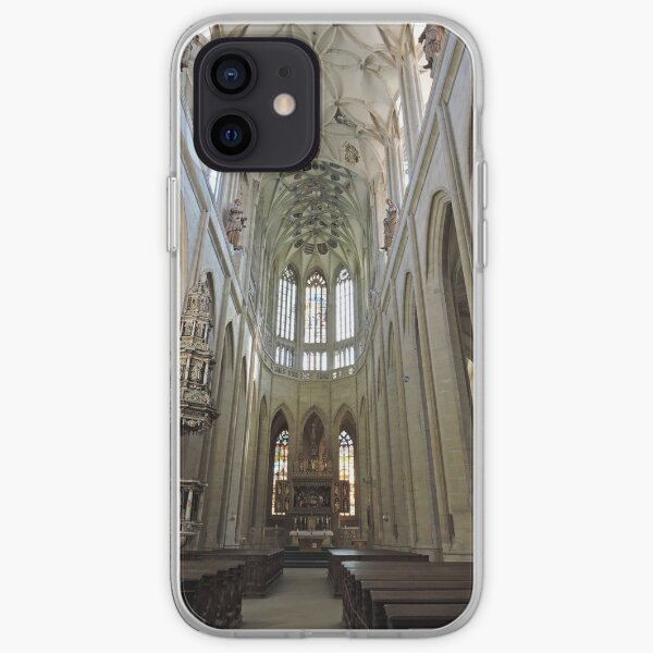 St Barbara's cathedral, Kutna Hora, aisle iPhone Soft Case