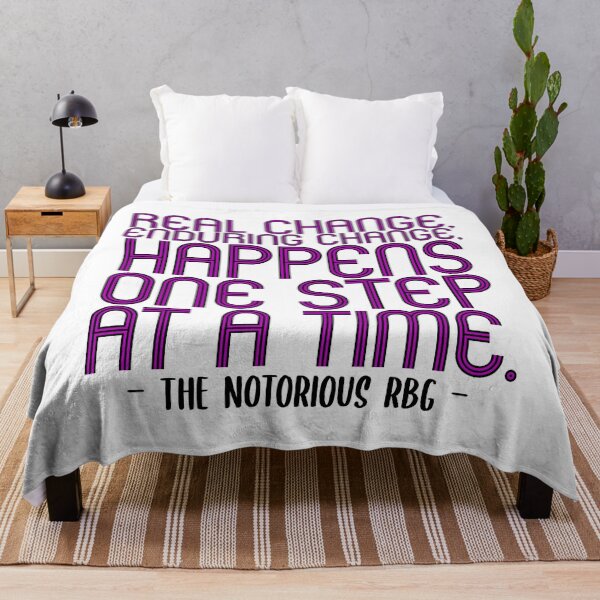 Item preview, Real Change - Notorious RBG designed and sold by agrlandherfeels.