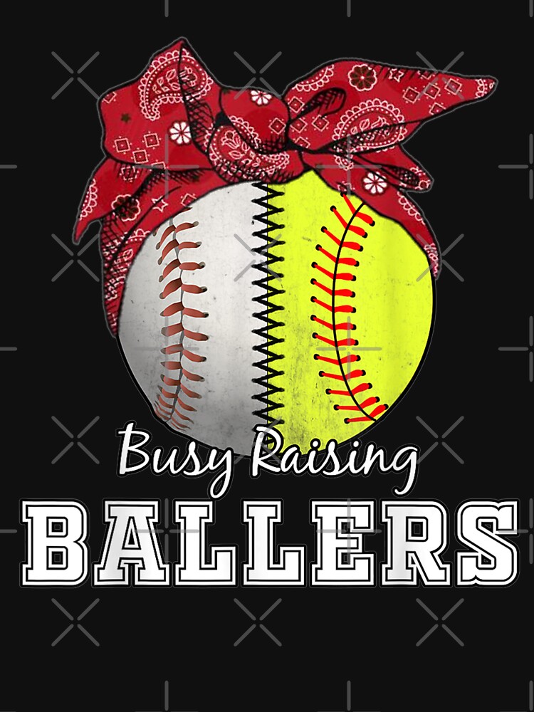 Baseball Mom, Softball Mom Shirt, Busy Raising BALLERS, Mom of