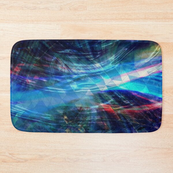 Artikelvorschau, Abstract Geometric Blue Pattern Flowing with Swirling Shapes entworfen und verkauft von IncrediVFX.