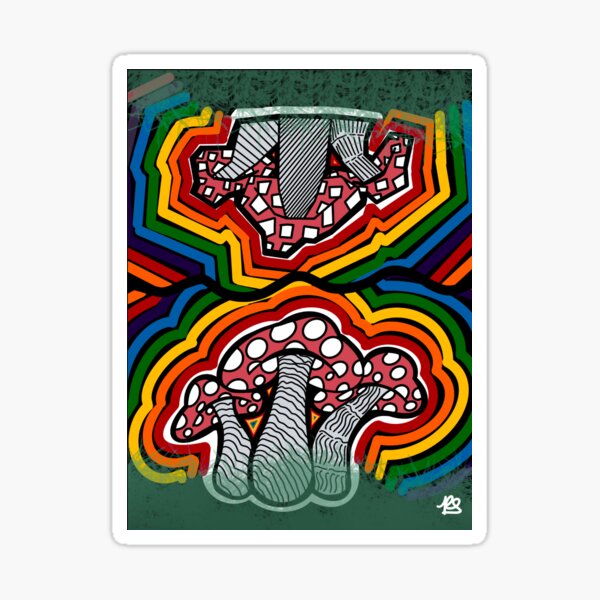 Item preview, The upside down mushrooms  designed and sold by weirdone135.