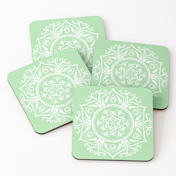Aperçu de l'œuvre Seafoam Rosenn Mandala créée et vendue par Tekoro.