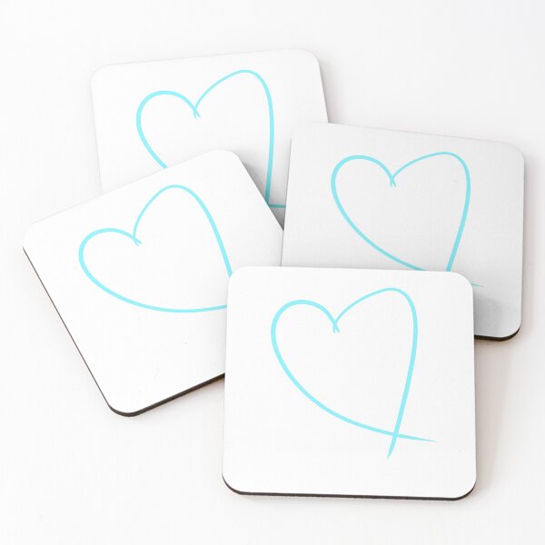 Item preview, Blue Heart Outline designed and sold by consart.