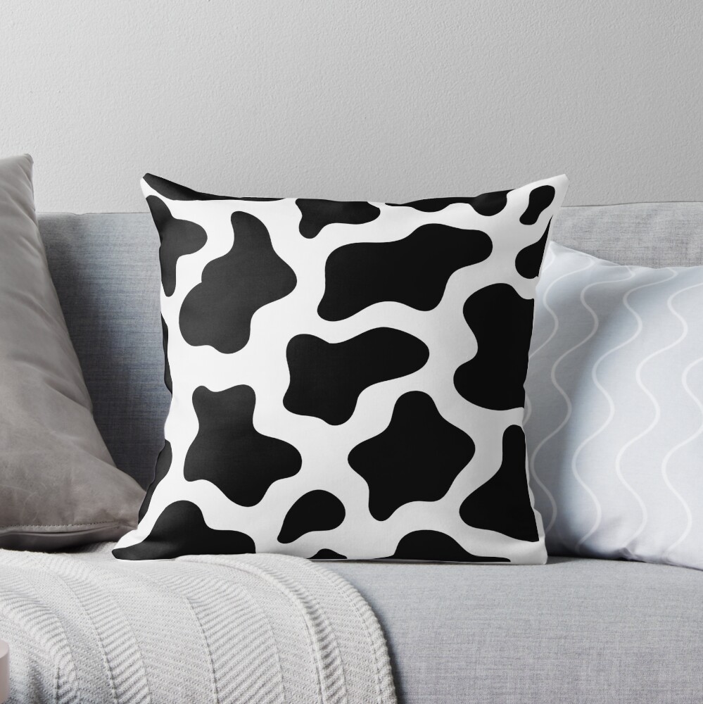 cowprint pillow