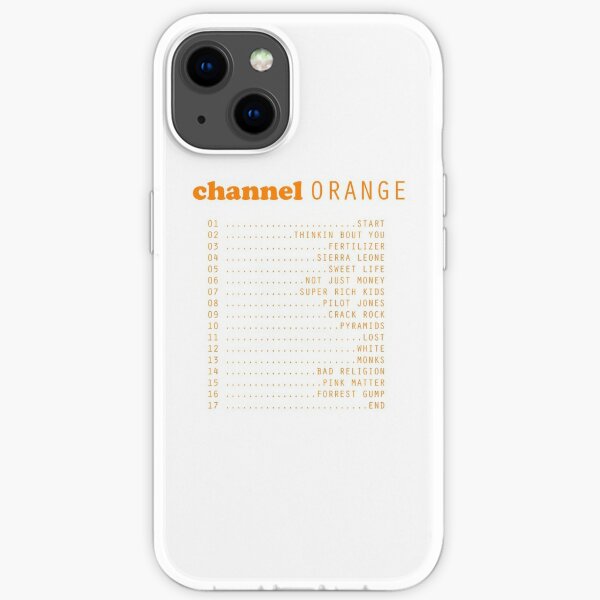 Channel Orange Songs iPhone Soft Case