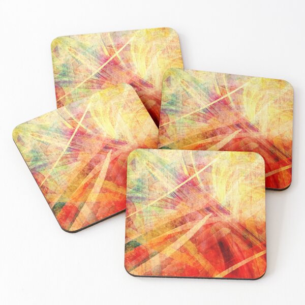 Artikelvorschau, Geometric Red and Yellow Strips on Detailed Texture entworfen und verkauft von IncrediVFX.