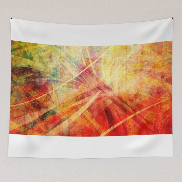 Artikelvorschau, Geometric Red and Yellow Strips on Detailed Texture entworfen und verkauft von IncrediVFX.
