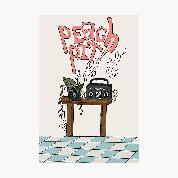 PEACH PIT! ALBUM FAN ART Photographic Print