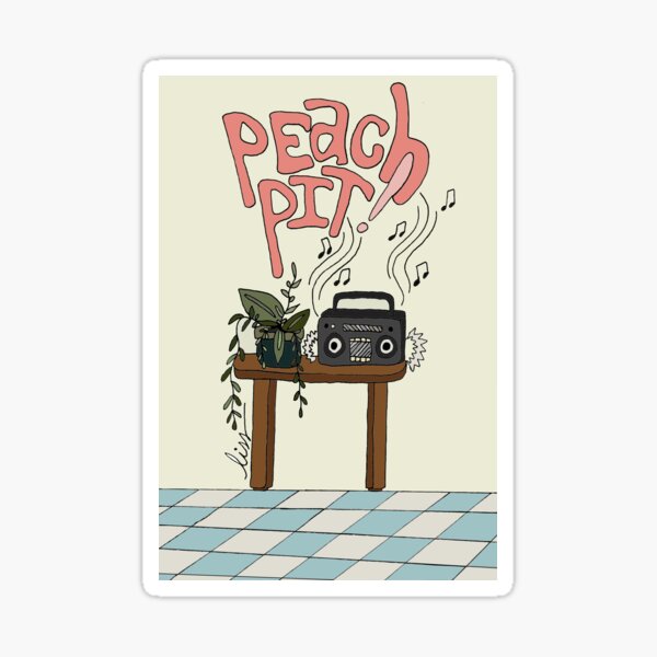 PEACH PIT! ALBUM FAN ART Sticker