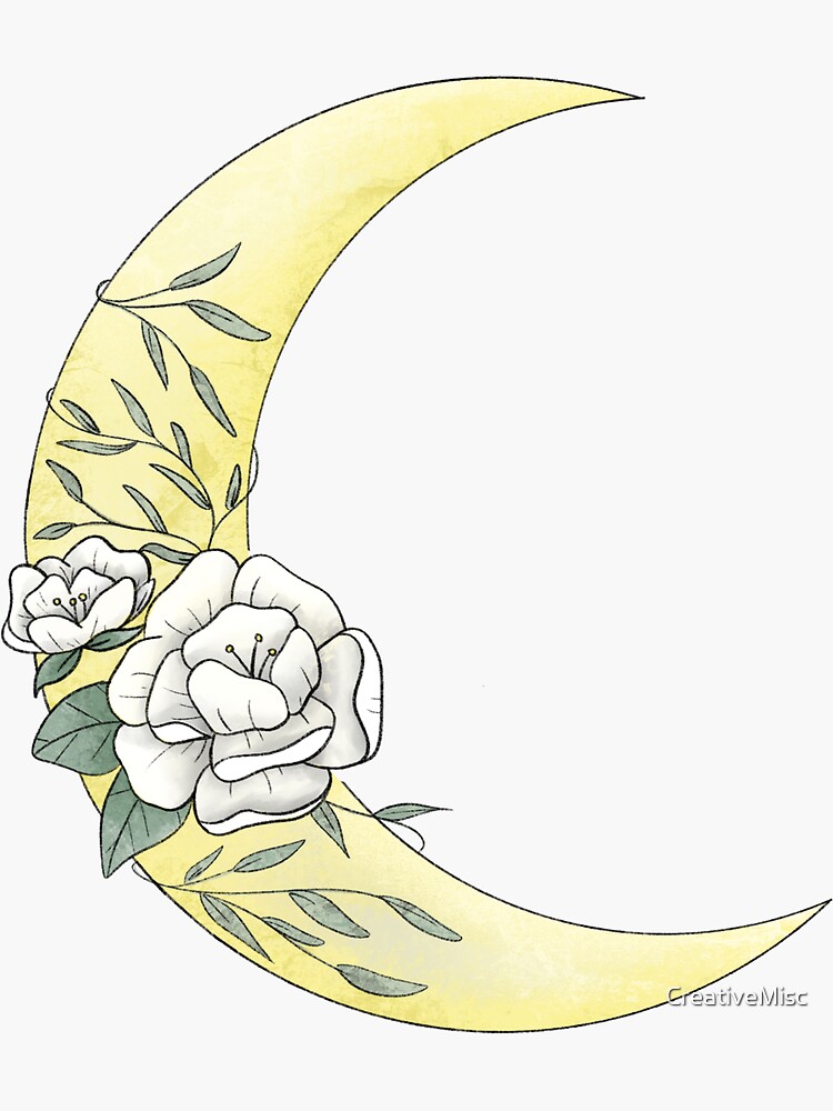"Luna" Sticker for Sale by CreativeMisc Redbubble