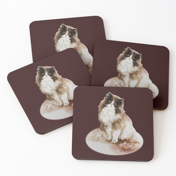 Item preview, Cat with Flower (Cropped) designed and sold by Sara Moon.