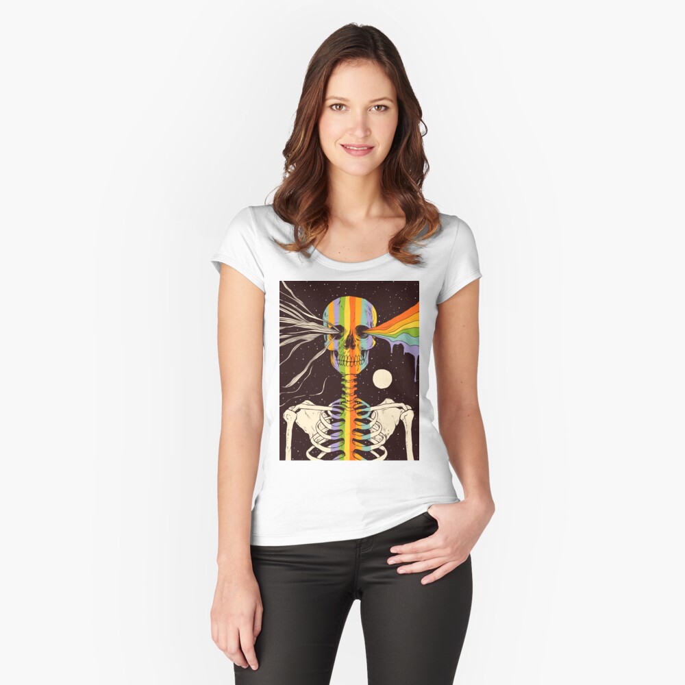 Item preview, Fitted Scoop T-Shirt designed and sold by normanduenas.