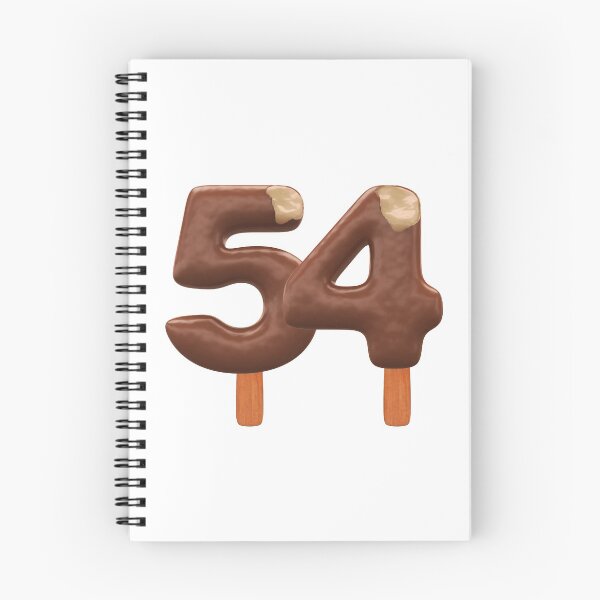 Item preview, 54 Ice Cream Fifty Four Number 3d Chocolate designed and sold by HelloFromAja.