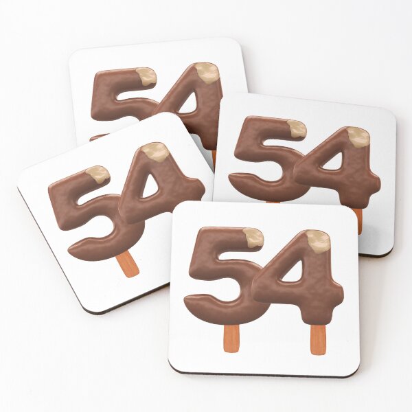 Item preview, 54 Ice Cream Fifty Four Number 3d Chocolate designed and sold by HelloFromAja.