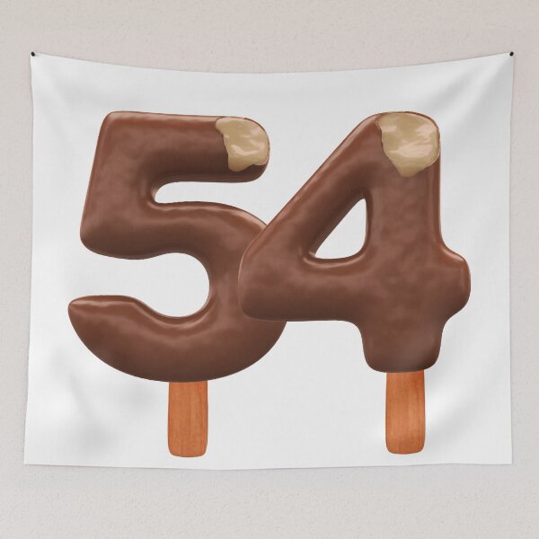 Item preview, 54 Ice Cream Fifty Four Number 3d Chocolate designed and sold by HelloFromAja.
